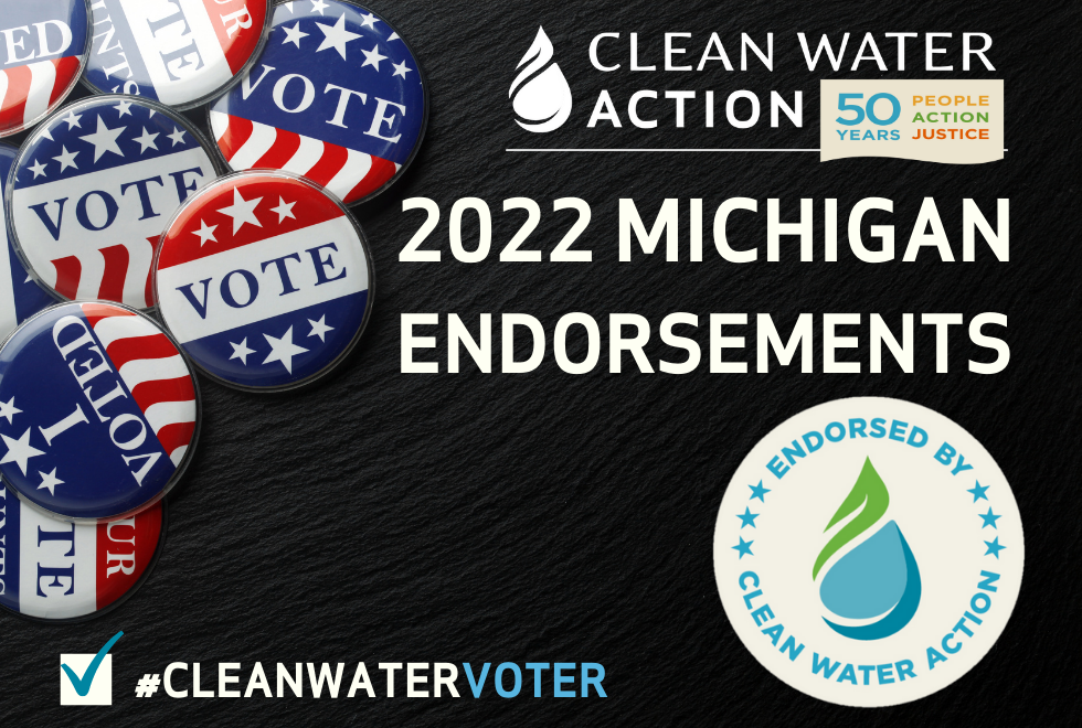 Be A Clean Water Voter - Michigan Endorsements For 2022 | Clean Water ...